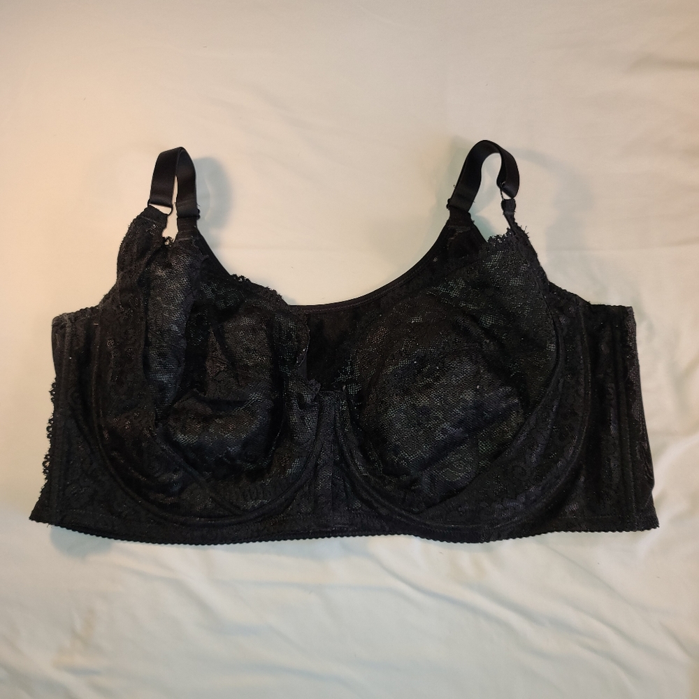 CYANXIII Bra Plus Size 48-50-52 GH, black.